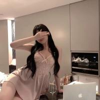 Women's Summer Lace Cami Set - French-Inspired Sheer Bodysuit with Bow Detail, Busty-Friendly & Pure Allure thumbnail