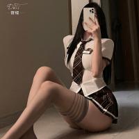 Xianyi Sexy JK Short Skirt Outfit - Seductive Student Uniform Cosplay Set for Women, Plus Size Lingerie Ensemble thumbnail