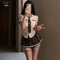 Xianyi Sexy JK Short Skirt Outfit - Seductive Student Uniform Cosplay Set for Women, Plus Size Lingerie Ensemble thumbnail