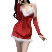 Xianyi Sexy Lingerie Set - Christmas Role Play Costume for Women, Bedroom Passion Outfit, No-Remove Naughty Uniform thumbnail