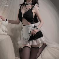 Xianyi Sexy Lingerie Set - Cute Maid Costume for Small Bust, High-End Flirty Bodycon Uniform Outfit thumbnail