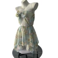 YuanShun Sexy Deep V Floral Lace Dress - Seductive Sheer Mesh Bodycon Nightwear for Women thumbnail