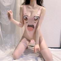 Yumei Butterfly Anime Lingerie Bodysuit - Sexy Japanese-Style Tight Open-Crotch Jumpsuit for Women thumbnail