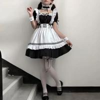 Zheyin Plus Size Japanese Maid Dress - Cute Student Lolita Cosplay Costume Set for Women thumbnail