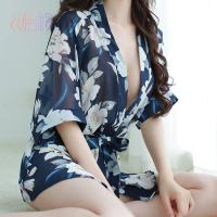 Yijin Sexy Lace Sleep Dress Set - Women's Floral Sheer Chemise & Matching Panty,Europe and America-Style Uniform-Inspire thumbnail