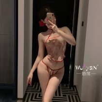 Pure & Seductive Lingerie Set – Modest Yet Sexy Q-Style Bodysuit, No-Remove Sleepwear, Uniform-Inspired Cosplay Outfit