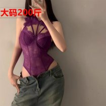 Plus Size Sexy Lingerie Set - Seductive Lace Sleepwear & Roleplay Costume, Pure Temptation QQNY Style