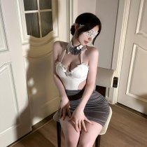 QingShe OL Secretary Lingerie Set – Elegant Seductive Underwear for Women, abstinence-Chic Sensual Lace Bra & Panty