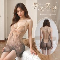 Mannyqing Dreamy Sheer Lace Bodysuit - Pure & Tempting Sleep Dress, No-Remove Sensual Lingerie for Women