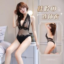 Hot Summer Lace Bodysuit - Sheer Sexy Lingerie Set for Women,Europe and America-Style Tight-Fit Erotic Outfit