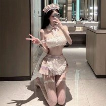 Sexy Sleepwear JK Uniform Set - Cute Schoolgirl Cosplay Outfit with Maid & Pure-Temptation Style