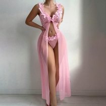 2025 Sheer Lace Low-Back Slip Dress – Sensual Mesh Cami Gown for Women, Amazon Best-Selling Elegant Lingerie
