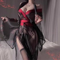 Gorgeous Cloud Sensual Lingerie Set – Ancient Chinese Style Hanfu-Inspired Bedroom Outfit, No-Remove Pure Temptation Cos