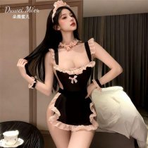 Dowemier Sexy Lingerie Set - Cute Maid Costume Outfit for Women, Soft & Seductive Date Night Ensemble