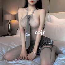 Sexy Student JK Uniform Set - Seductive Lace Bodysuit & Sheer Stockings Outfit for Women