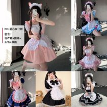 Anime Maid Costume Dress - Cute Lolita Cosplay Outfit for Halloween, Anime Conventions & Roleplay