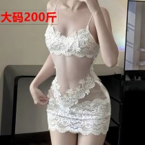 Luxury French-Style Sheer Lace Lingerie Set - Romantic Vacation Sensual Mesh Bodysuit with Ties