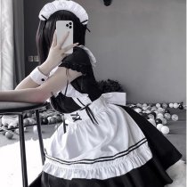 Maid Costume Cosplay Dress - Cute Anime Schoolgirl Outfit for Women, Plus Size Otaku Fashion