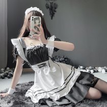 Maid Costume Cosplay Dress - Cute Japanese Style Maid Outfit for Women, Busty-Friendly & Modest Pure-Yuri Aesthetic