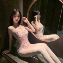 Night Charm Lace-Trimmed Sheer Kimono Dress - Chinese-Inspired Sensual Bodycon Mini Dress with Embroidery
