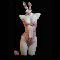 Pure & Playful Lingerie Set - Bunny Girl Costume, Seductive Sleepwear & Naughty Uniform Outfit for Women