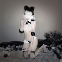 Sexy Maid Costume Lingerie Set - Seductive Role Play Outfit for Women, Hot Bedroom Fantasy Ensemble