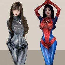 Spider-Man Inspired Sexy Lingerie Set - Cosplay Costume & Seductive Maid Outfit for Adults