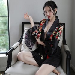 Muxue 1009 Japanese-Style Erotic Lingerie Set – Sexy Kimono-Themed Roleplay Outfit for Women