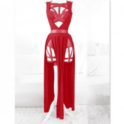 European-Style Sexy Lace Bodysuit with Built-in Pads & Sheer Mesh Skirt - Elegant Erotic Lingerie Set