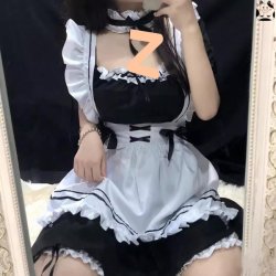 Japanese Maid Costume for Women - Plus Size Anime Lolita Dress with Apron & Headband, Cute Student Style Outfit