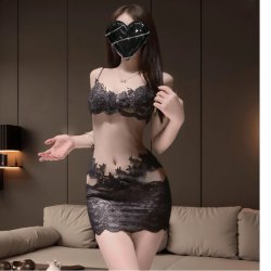 Lace Sheer Bodycon Nightdress Set - Embroidered Sexy Sleepwear for Women, Mesh Babydoll Lounge Set