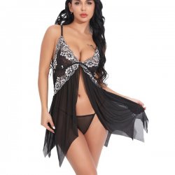Plus Size Sexy Lace Bodysuit Dress - Elegant Mesh Strapless Lingerie for Women, Wholesale Direct from Factory