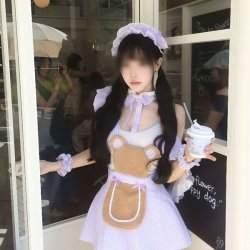 Plus Size Sexy Maid Costume - Flirty Chef Outfit with Ruffled Hem, Sweet & Playful Servant Set