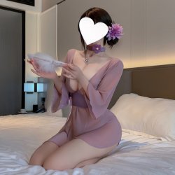 Purple Allure Lace Hanfu-Inspired Sensual Sleepwear – Wife-Like Seductive Robe with Off-Shoulder & Open Back