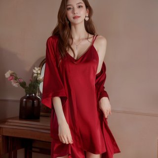 Seductive lace deep v-neck backless sleep dress for women, sexy lingerie sleepwear, easy-on bedroom outfit.