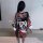 A floral-patterned robe with a deep v-neckline, perfect for sensual loungewear or cosplay. features intricate designs and a b...