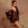 Woman wearing manyan lingerie set - lace cami dress, sheer sleepwear gown with robe, 3-piece sensual nightwear.
