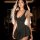 Woman wearing a black plus size sexy zipper crotch skirt, seductive outdoor lingerie for couples in pure temptation style.