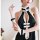 Elegant vintage cheongsam sleepwear set featuring high-slit backless design, mandarin collar, and frog closures for a classic...