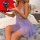 Elegant lace sleep dress with sheer mesh design, featuring underwire support for comfort and style. perfect nightwear for wom...