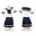 Plus size sailor uniform set - japanese style jk school outfit with sexy pleated skirt for role play