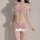 Sexy maid costume for women featuring lace lingerie set with open-crotch design, perfect for role play.