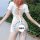 Seductive maid costume set - lacy hanfu qipao lingerie with sheer cutouts, featuring a white dress with back cutouts and tie ...