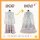 Lolita crinoline petticoat - adjustable no-bone crystal mesh half-skirt for daily wear & elegant outfits, showcased before an...