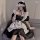 Halloween maid costume for women - japanese style cosplay dress, lolita student uniform & anime servant outfit featuring blac...