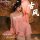 Huanqing vintage chinese silk sleep set featuring pearl-embellished hanfu-style design, perfect for women seeking elegance an...