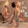 Elegant chinese-inspired sheer lingerie set featuring embroidered hanfu-style bedwear, delicate silk-drape bodysuit, and doud...