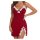 Sexy lace sleep dress with side slit, perfect for busty and curvy women, featuring elegant design and comfortable fit.