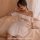 Seductive sheer nightgown with cutout design, paired with uniform-inspired lingerie, offering pure temptation. perfect for in...