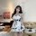 Sugary-cute bunny girl dress - japanese anime maid costume, flirty kawaii cosplay outfit for women